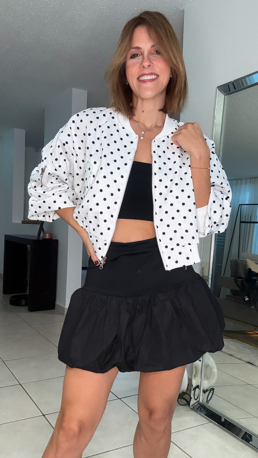 Dots bomber jacket