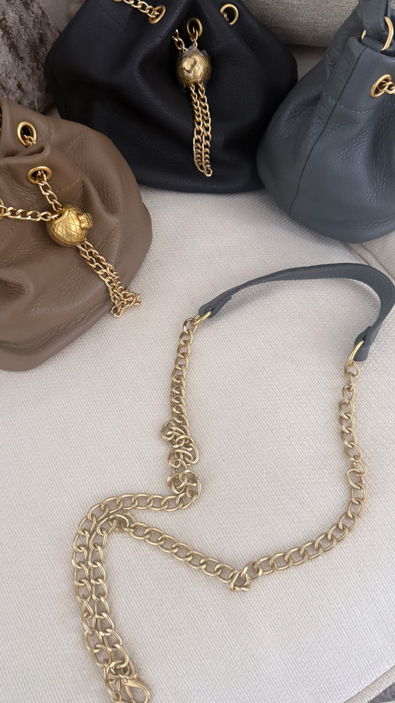 Bucket Leather Bag