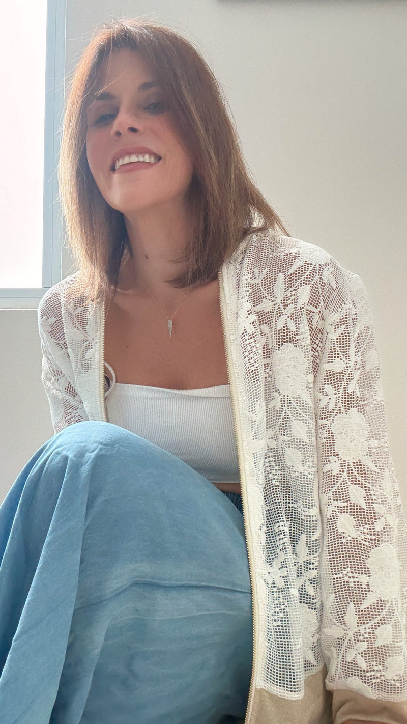 La Via in Rose Jacket/ Top