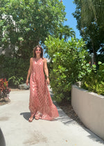 London Lorene Halter Maxi Dress
