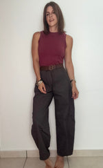 Barrel Chocolate Casual Pant