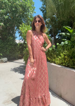 London Lorene Halter Maxi Dress