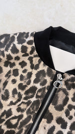 Leopard Bomber Jacket