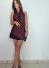 Cami Asymmetric lace top