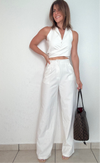 Glo pant & top set (white)