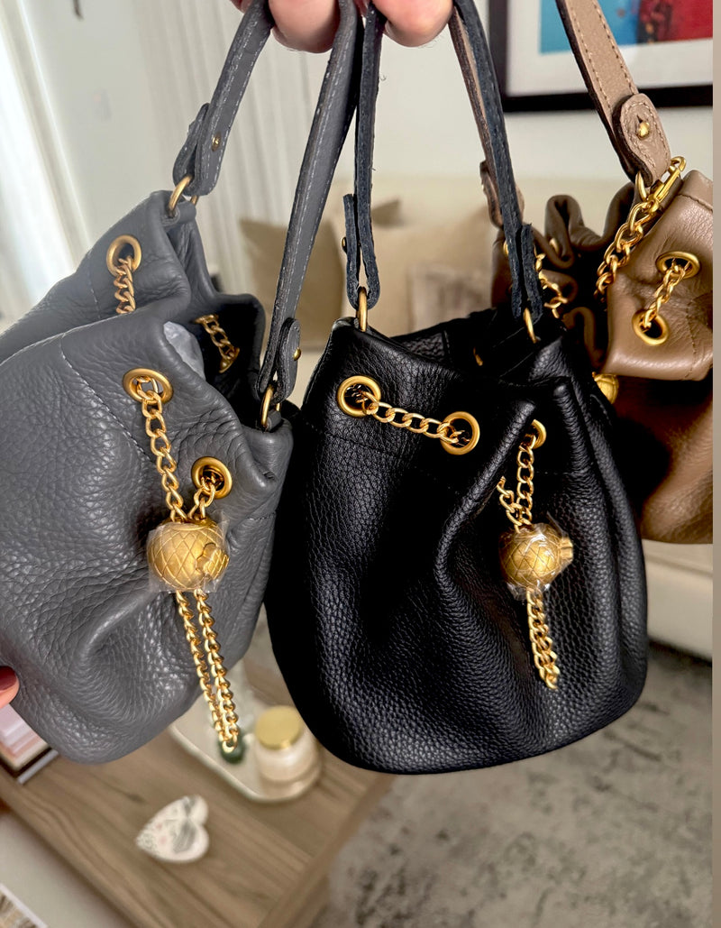 Bucket Leather Bag