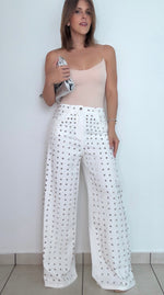 White Stud Jeans