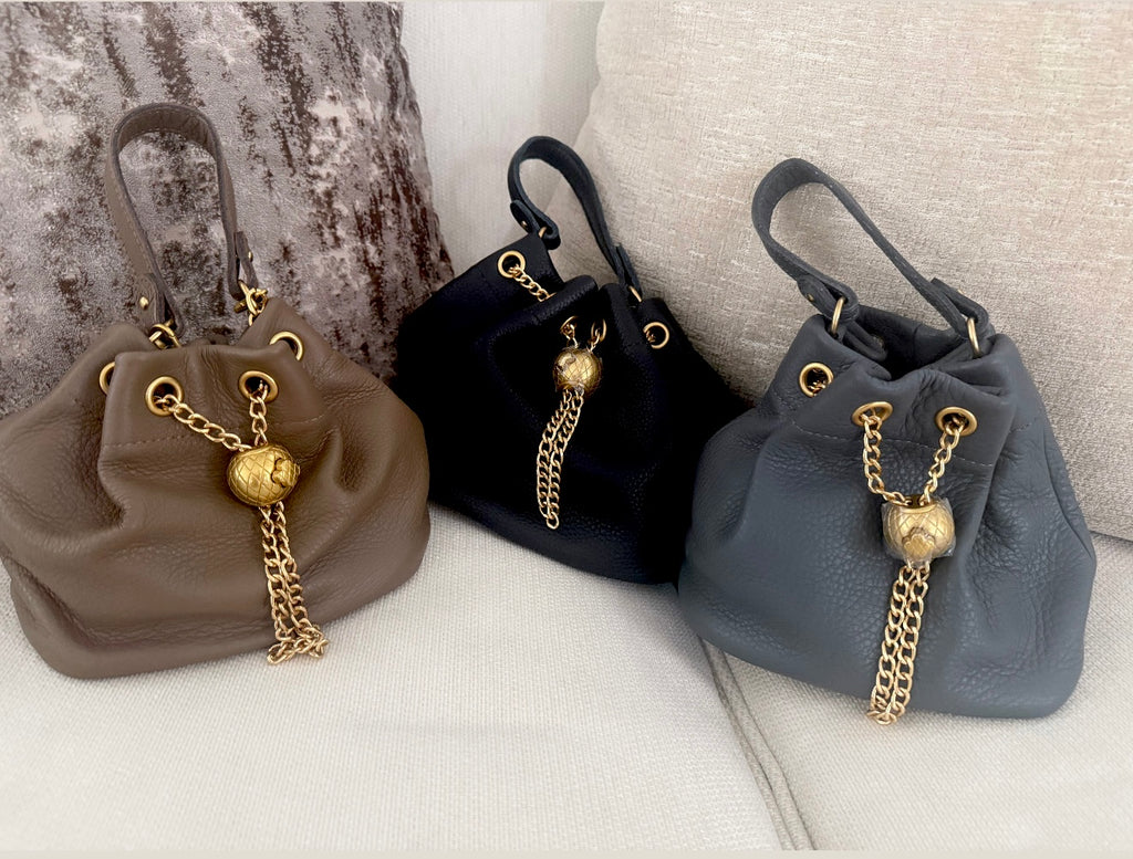 Bucket Leather Bag
