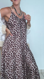 Animal print dress (Line A)