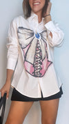 Coquette button up shirt