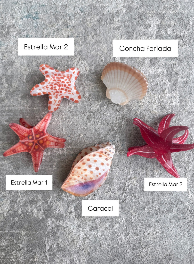 Marine Hair Clips