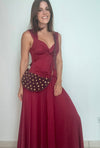 Katty dress (wine)