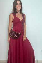 Katty dress (wine)