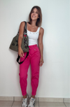 High waist Barrel Pant