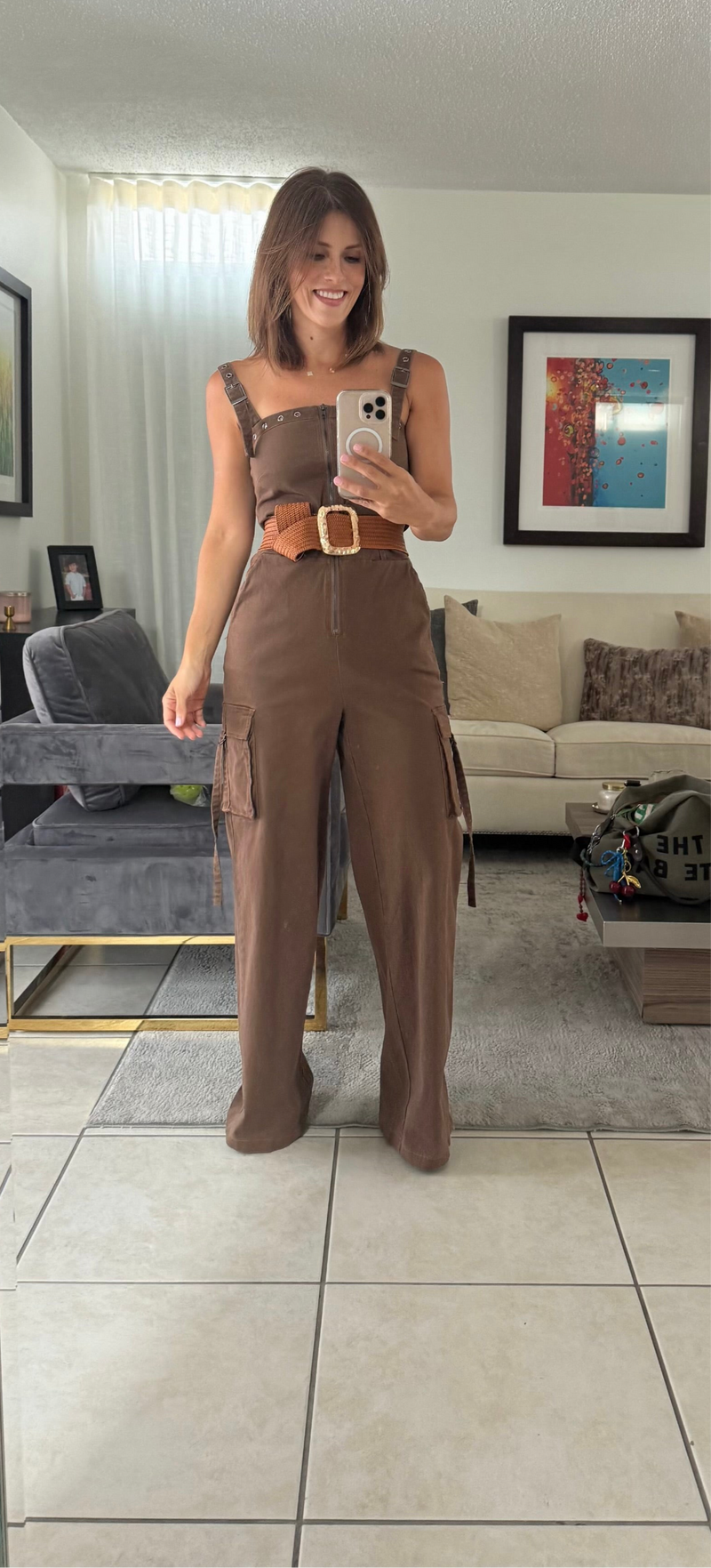 Liana Cargo Jumpsuit