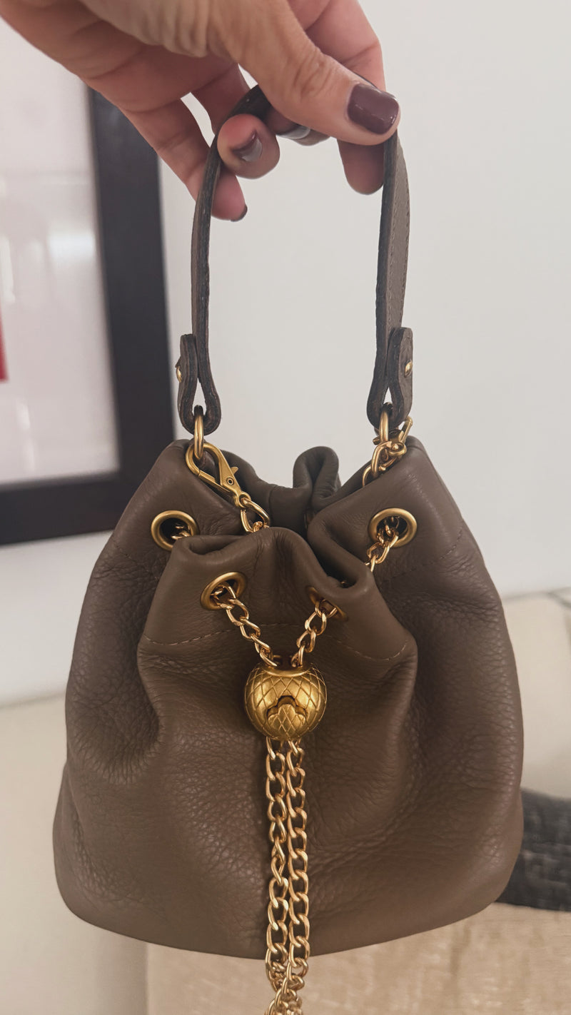 Bucket Leather Bag