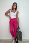 High waist Barrel Pant
