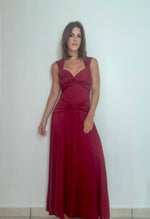 Katty dress (wine)