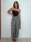 Jaz Animal Print Pant (Teal)