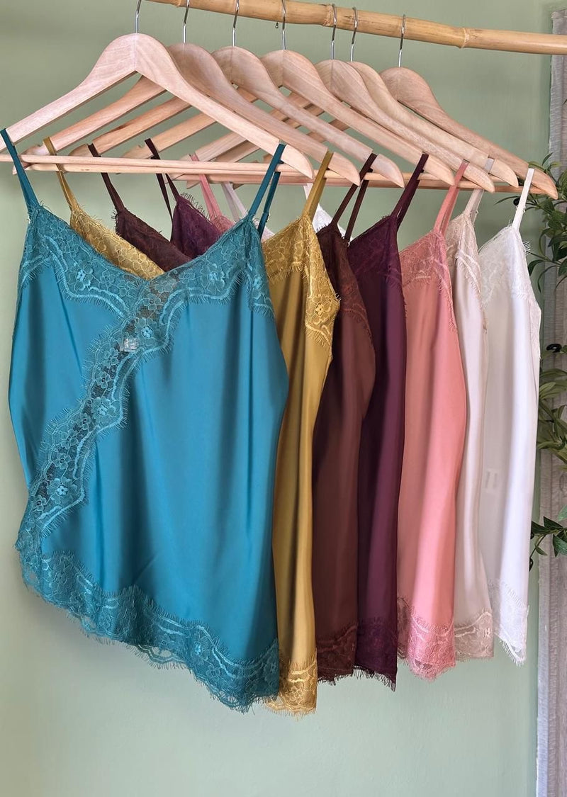 Asymmetric lace top (pre-order)