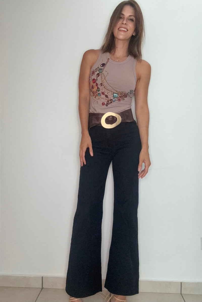 Dana Denim- Black (Restocked)