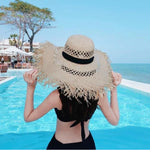 Kim rafia hat